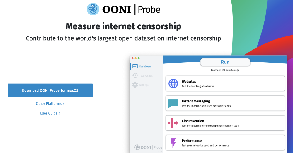 Install OONI Probe Desktop